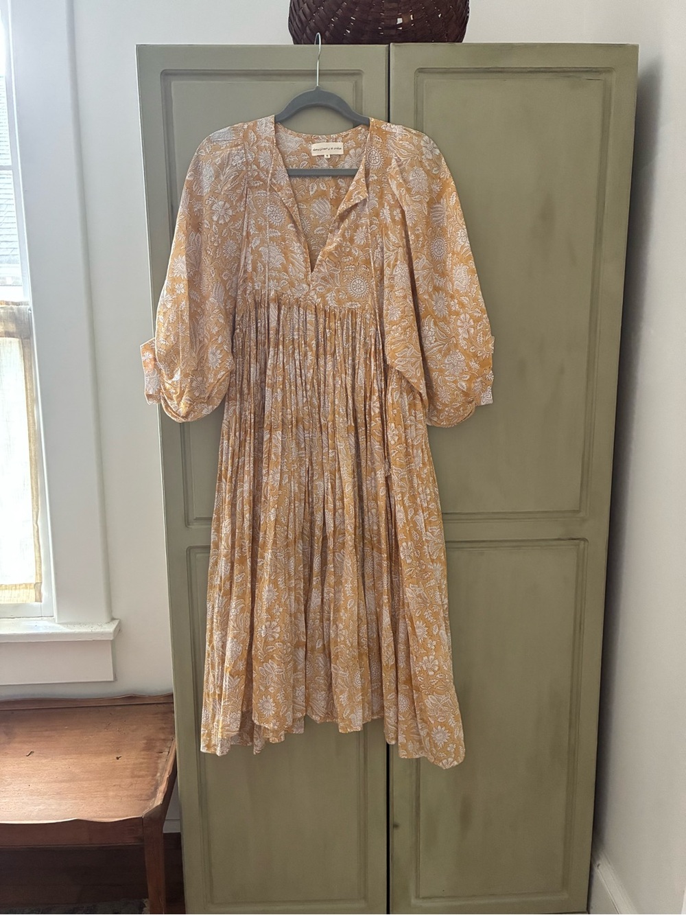 DAUGHTERS OF INDIA KYRA DRESS IN CUMIN SZ S - Picture 5 of 10